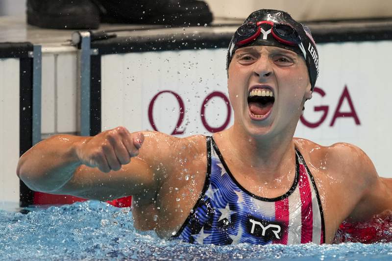 What a day: Ledecky experiences defeat, victory, perspective