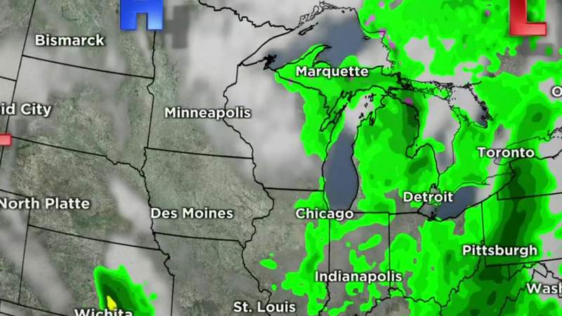 Metro Detroit weather: Wet pattern continues Thursday night, Friday
