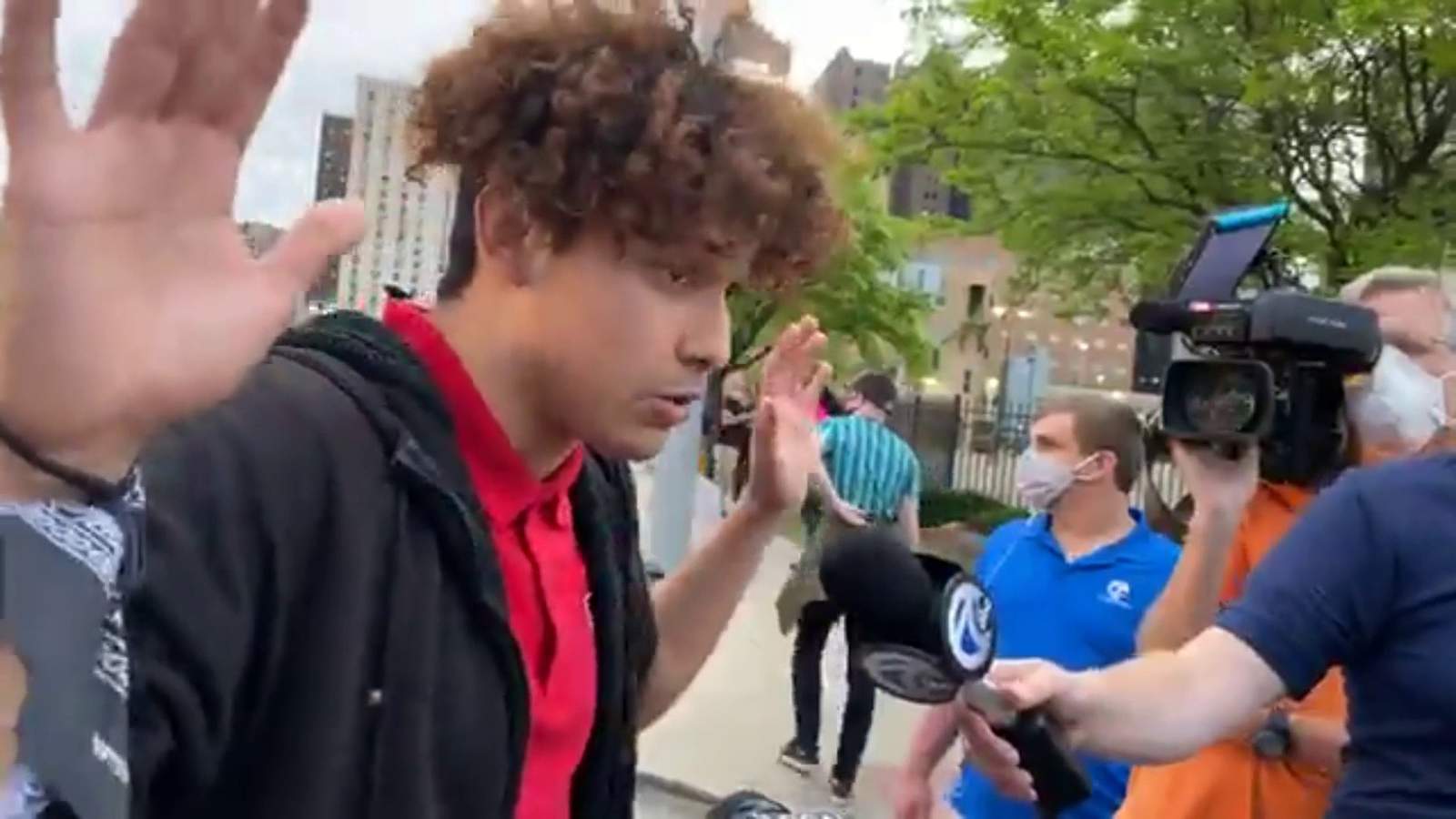 Hear from the 16-year-old who helped lead peaceful protest against police brutality in Detroit