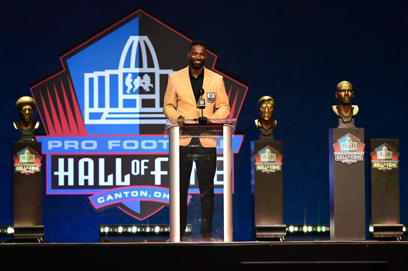 ‘Detroit is our city’: Watch Calvin Johnson’s Hall of Fame induction speech