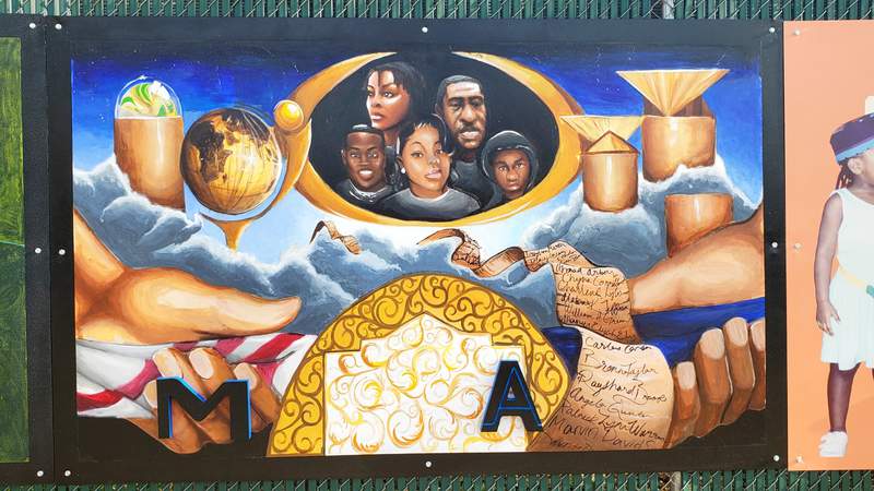 Black Lives Matter mural unveiled outside Ann Arbor District Library