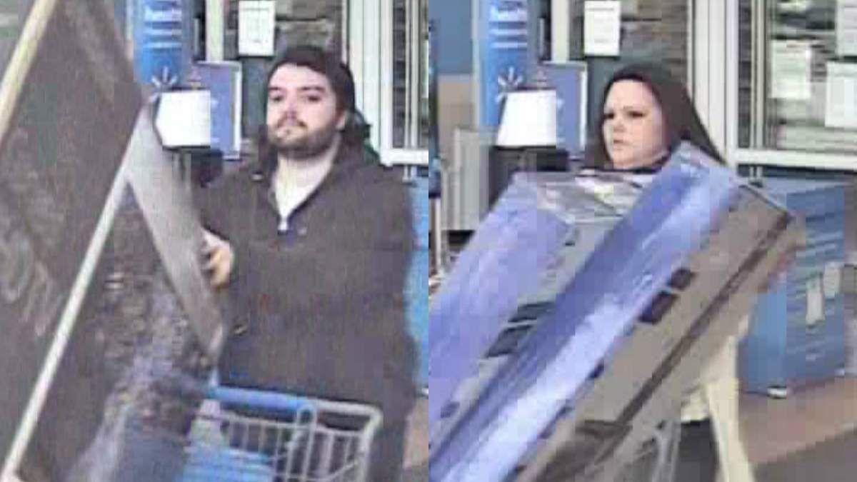 Police seek man, woman suspected of stealing from Canton Walmart