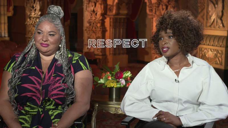 A one-on-one with Jennifer Hudson on her role playing music legend Aretha Franklin in new film ‘Respect’