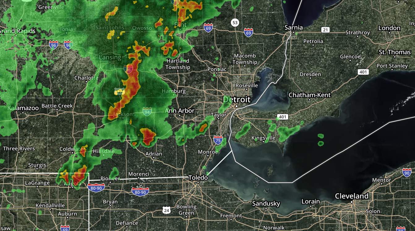 LIVE RADAR: Tracking the risk for severe weather in Metro Detroit