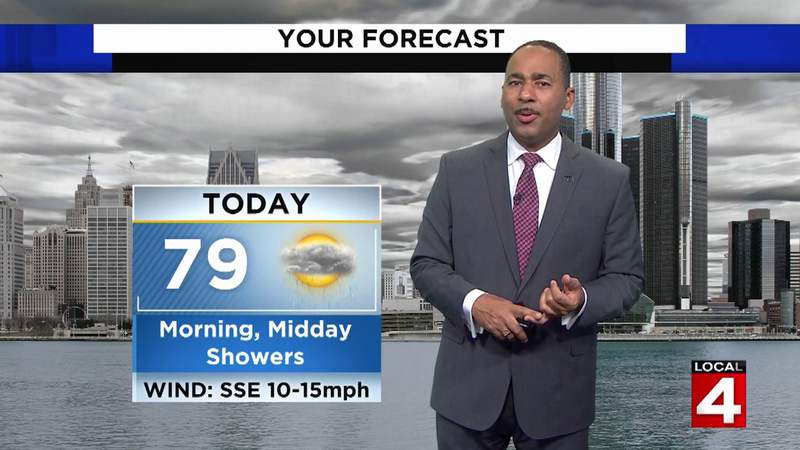 Metro Detroit weather: Showers leave, skies brighten and temperatures rise Sunday afternoon