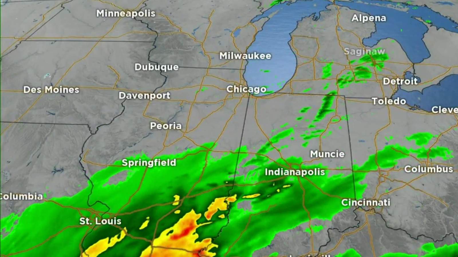Metro Detroit weather: Final round of scattered rain crosses Sunday evening
