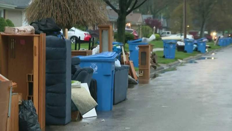 City of Ann Arbor offering residents free pickup of bulky, water-logged items after heavy rains