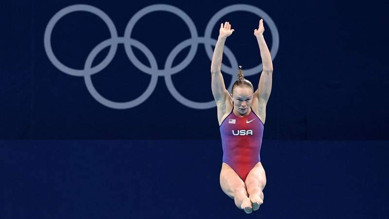 Krysta Palmer becomes first American woman to win individual diving medal since 2000