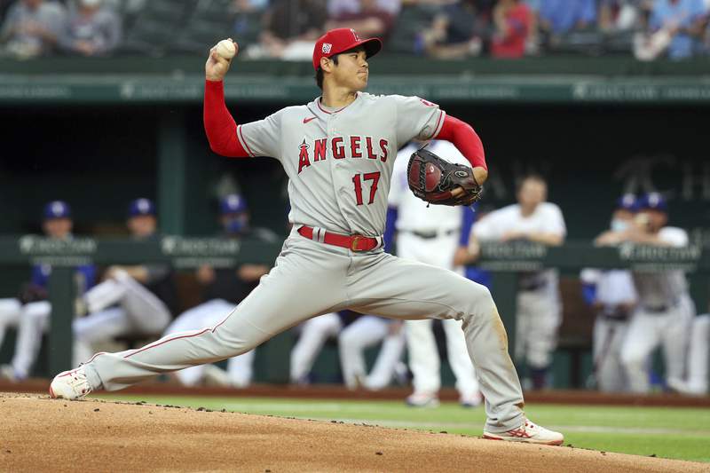 Ohtani wins for Angels in 2-way start like none since Ruth