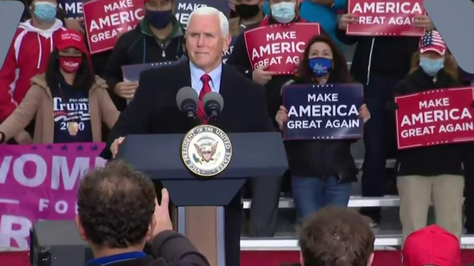 Vice President Mike Pence makes campaign stop in Metro Detroit