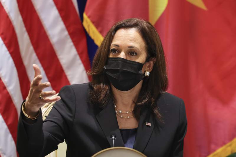 Harris says she urged Vietnam to free political dissidents