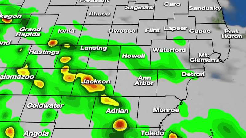 Metro Detroit weather: Showers on the way