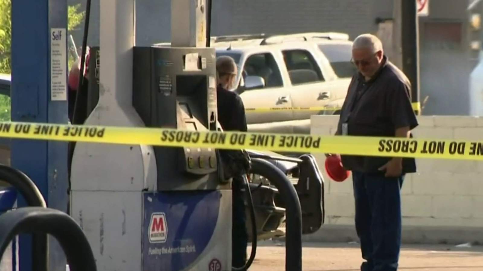 Police search for killer after more than a dozen shots fired at Detroit gas station