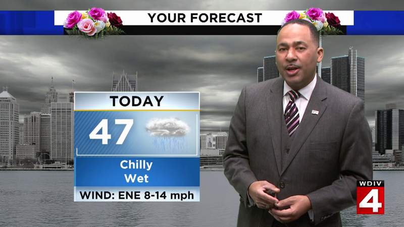 Metro Detroit weather: Chilly and becoming wetter Mother’s Day