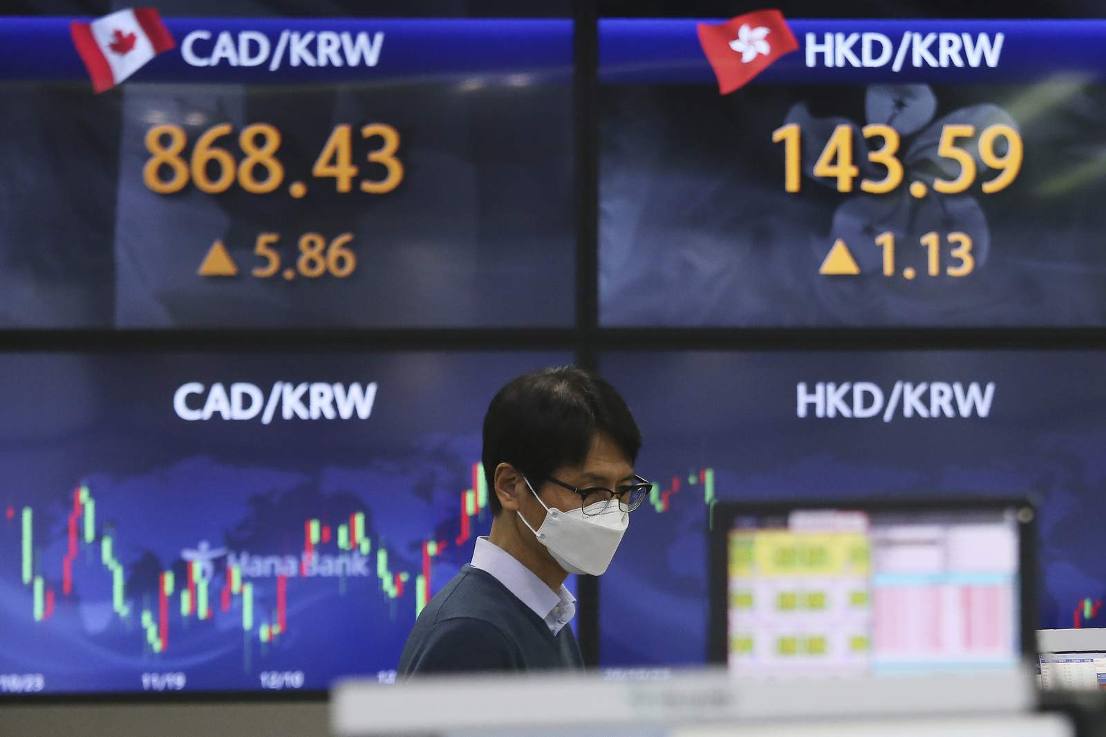Asian shares drop after US stocks' worst day since October