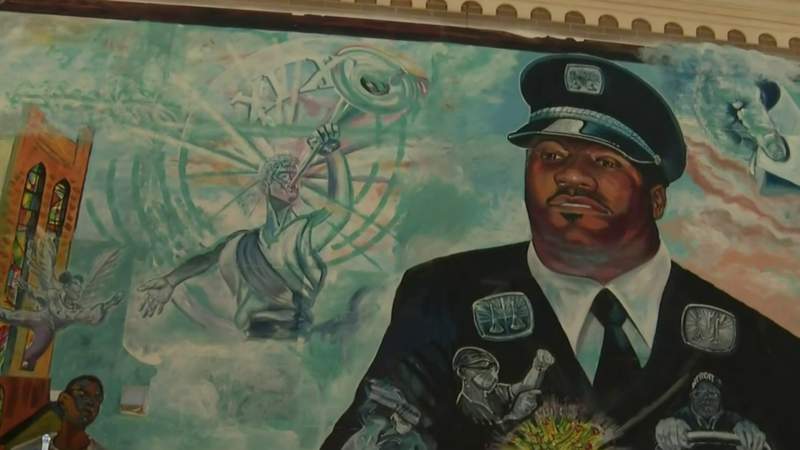 New mural honors first responders, frontline workers, Detroiters lost to COVID