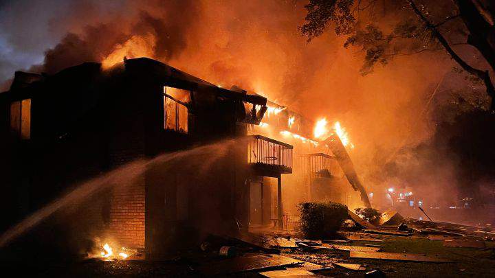 Firefighters raise money to help 33 families displaced in Westland apartment fire
