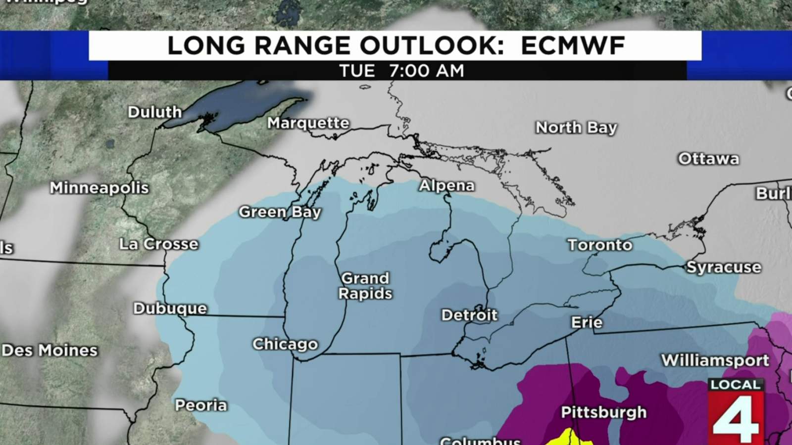 Metro Detroit weather: Serious snowfall possible next week