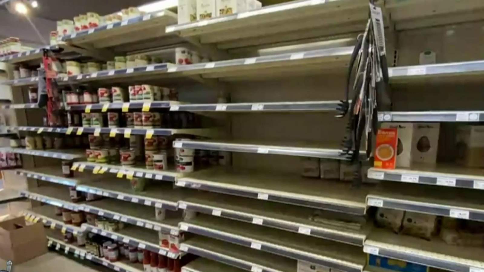 Shoppers frustrated by empty grocery store shelves across Metro Detroit