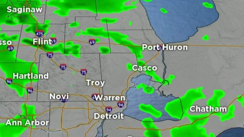 Metro Detroit weather: Chilly Saturday with a few raindrops