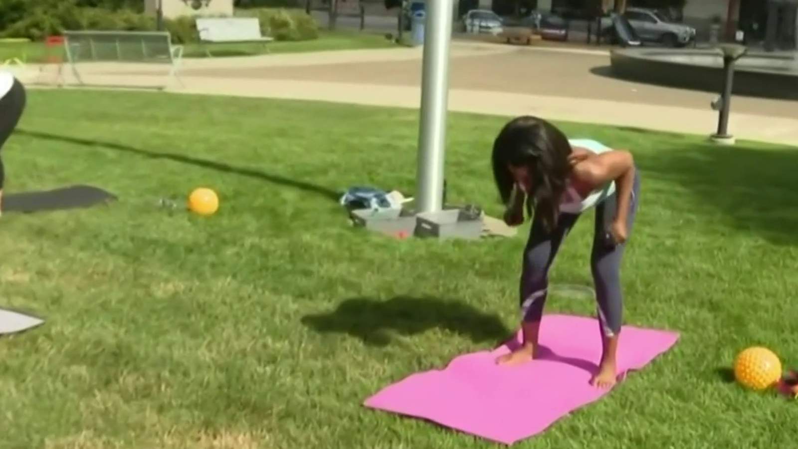 Fitness Friday: Pilates in the park