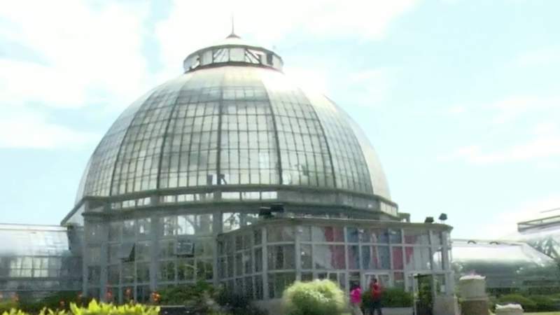 New plants and flowers welcome guests back to this Belle Isle landmark
