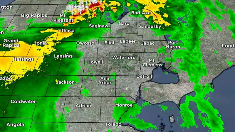 Live Michigan weather radar: Tracking severe storms Thursday