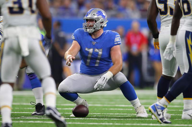 Lions exercise 5th-year option on center Frank Ragnow
