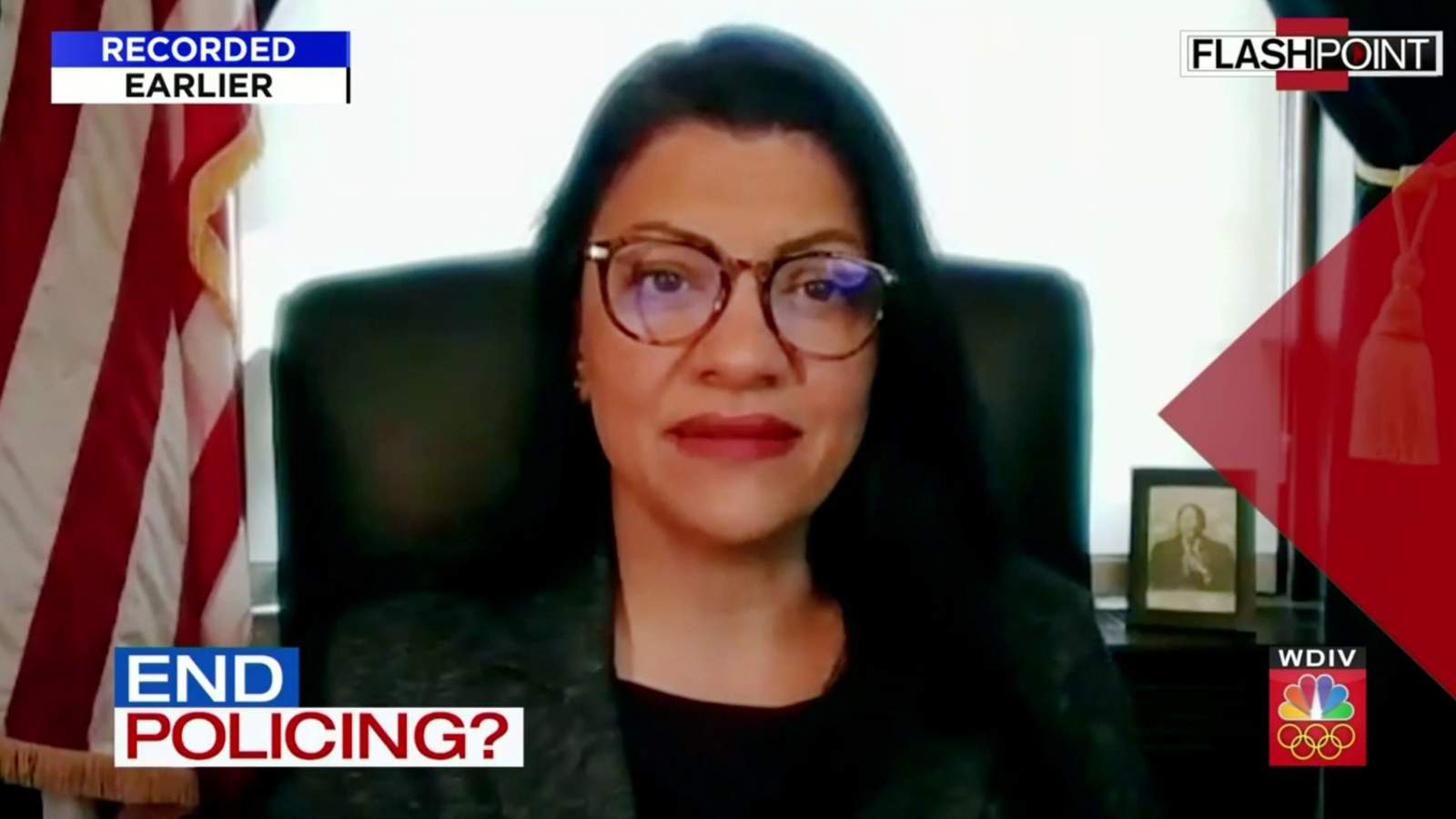 Flashpoint recap: Rep. Rashida Tlaib discusses controversial comments on policing that drew pushback from law enforcement officials