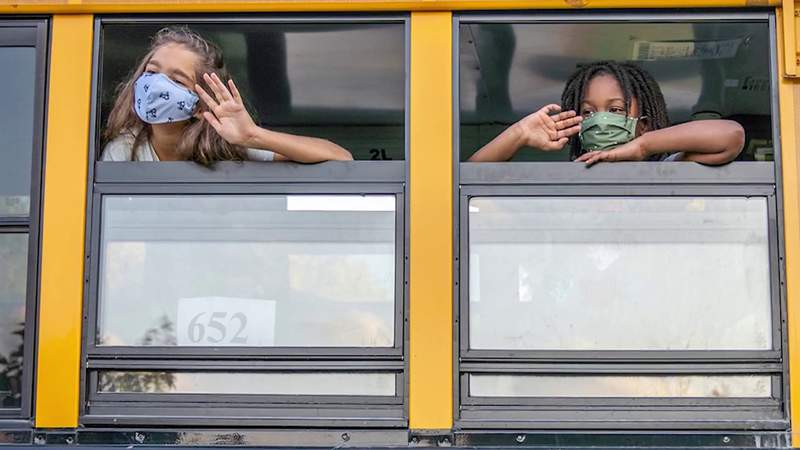 Study finds ways to mitigate COVID spread on school buses