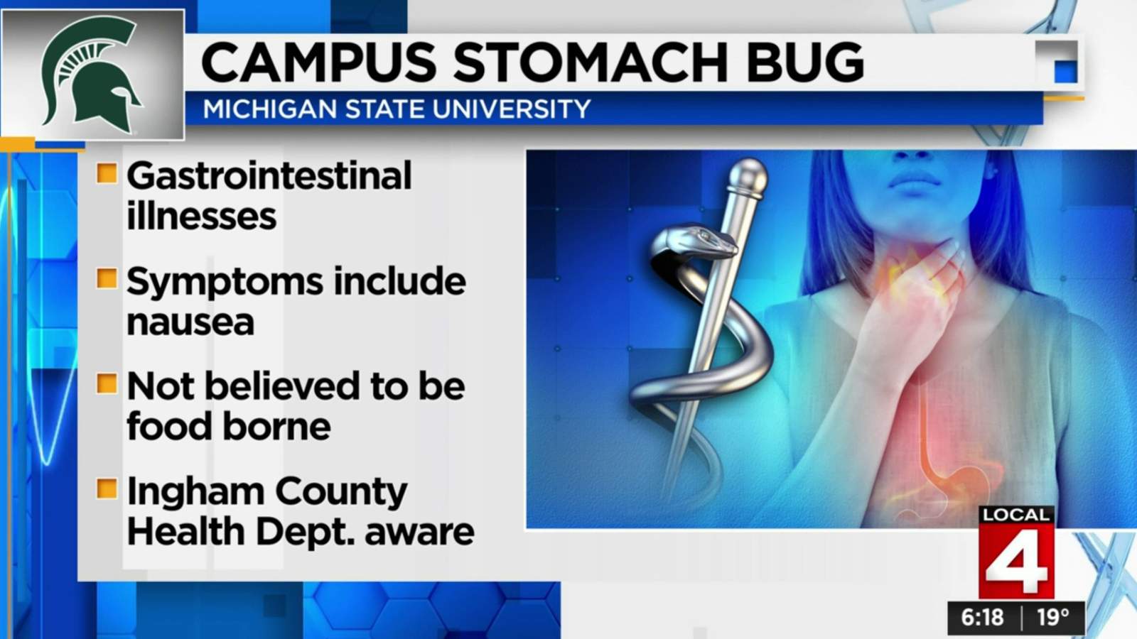 Stomach bug has Michigan State University on alert