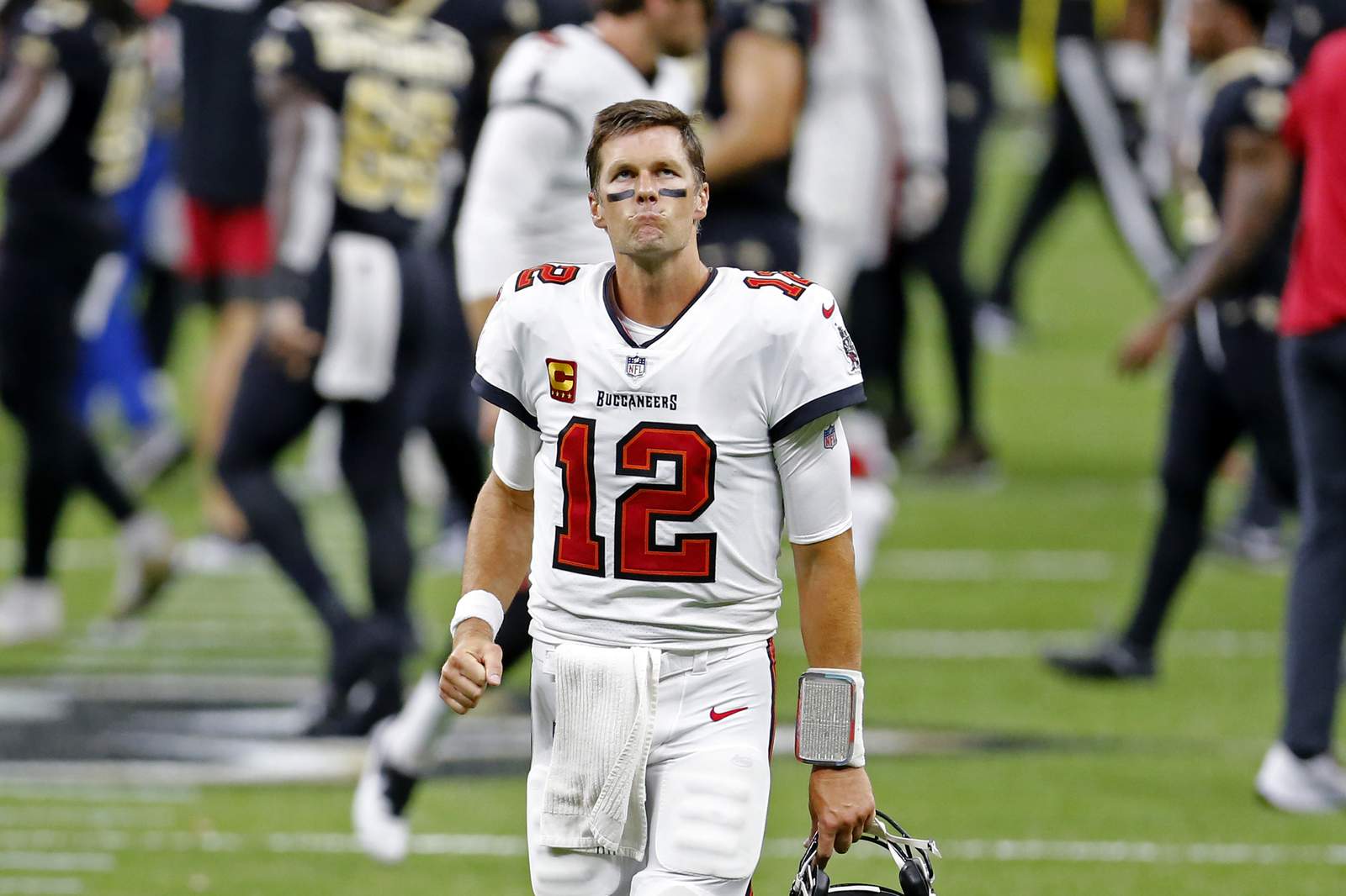 The Latest: Brady has home debut with Bucs against Panthers