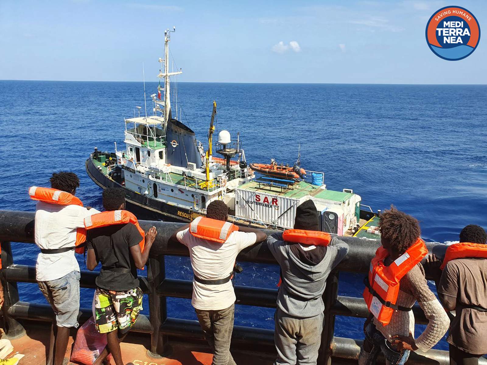 Humanitarian ship takes 27 migrants from Danish tanker