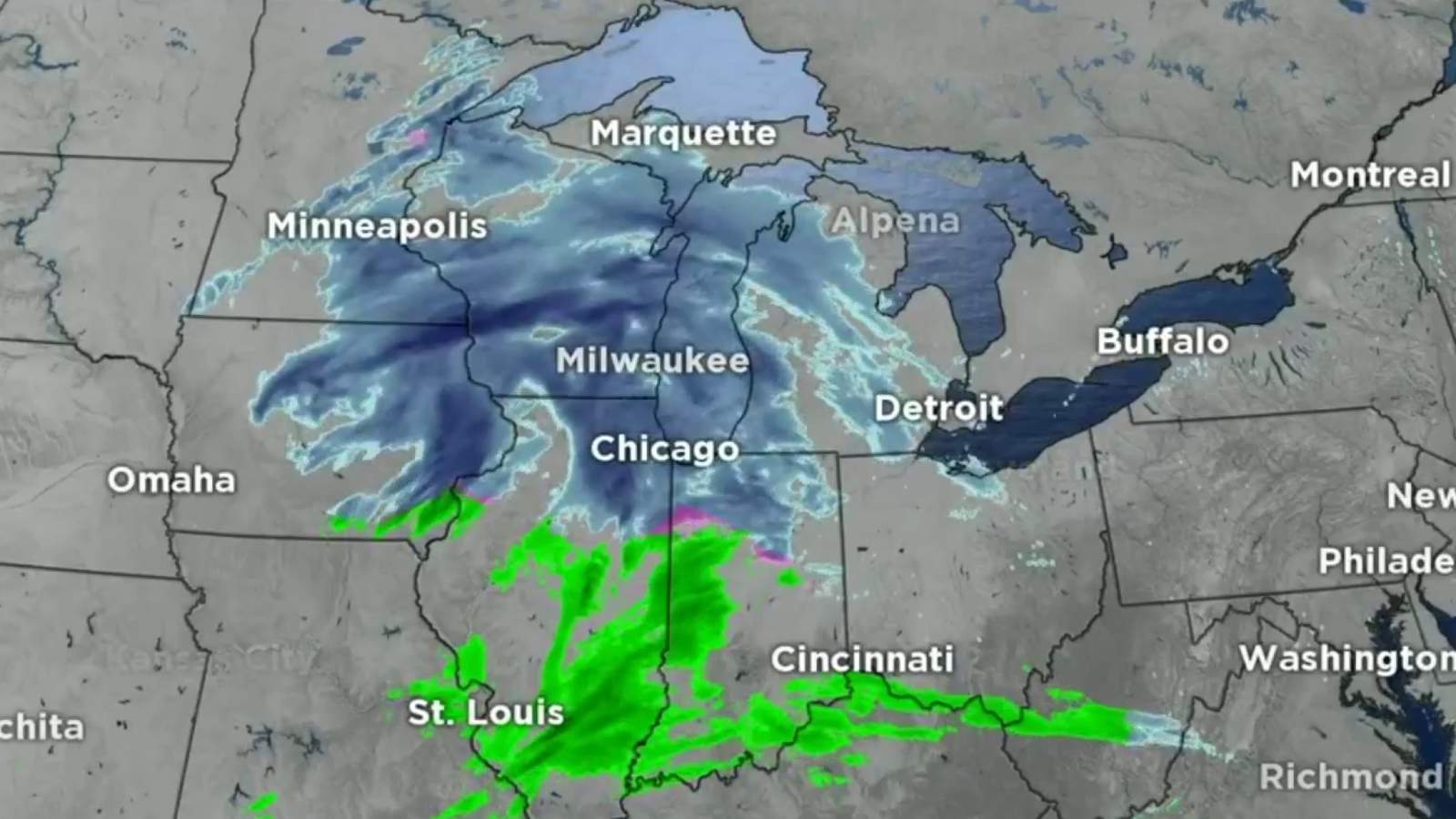 Metro Detroit weather: Snow arriving late-Sunday, slippery Monday morning