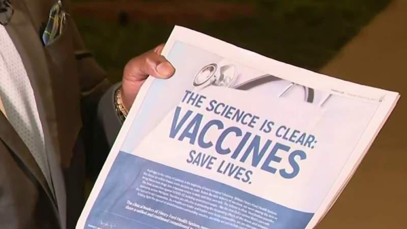 50+ Metro Detroit doctors plead with Michigan residents to get vaccinated