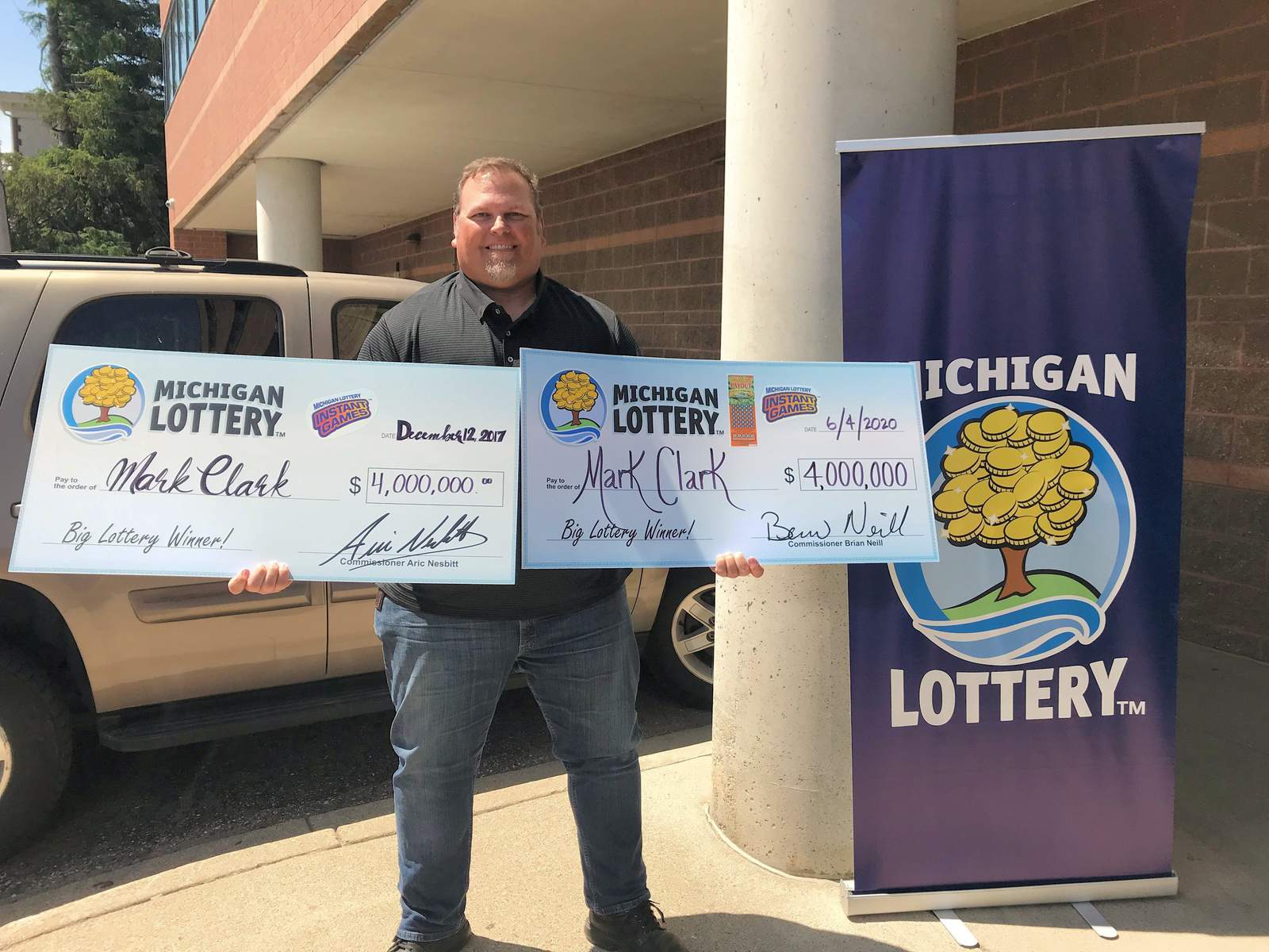 Monroe County man wins $4 million twice in Michigan Lottery