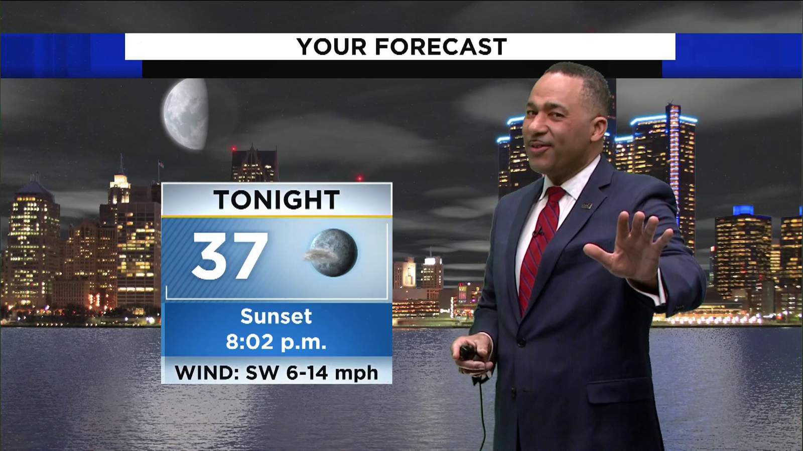 Metro Detroit weather: Mostly clear, chilly Saturday night then warmer Easter Sunday
