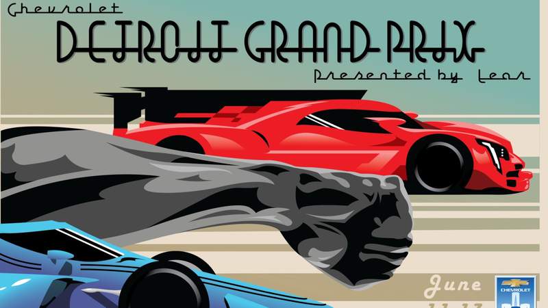 Winner of 2021 Detroit Grand Prix poster contest announced