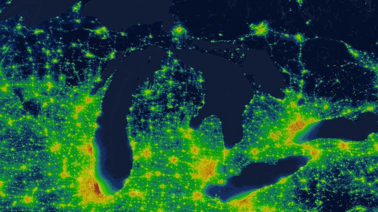 Interactive map shows how light pollution impacts where your live