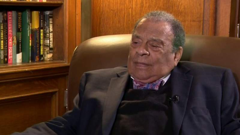 Watch: Civil rights icon Andrew Young speaks with Local 4