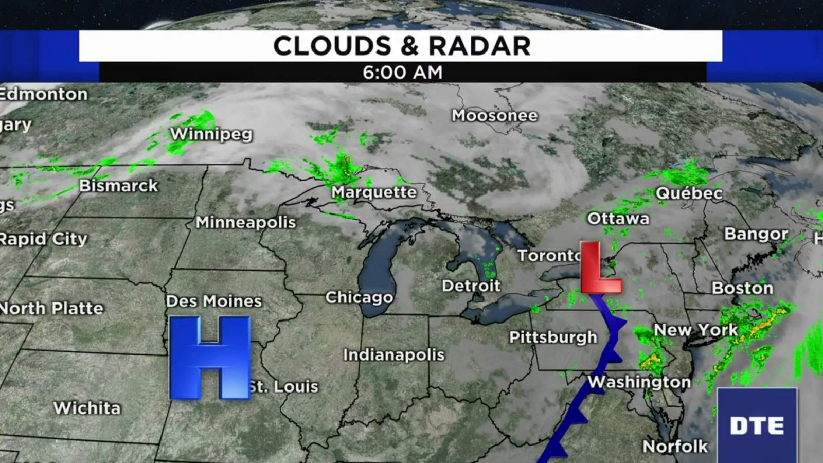 Metro Detroit weather: Wind, warmth on the way