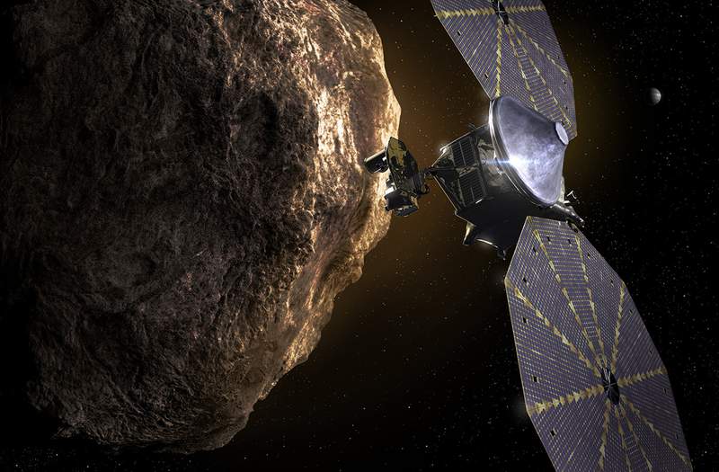 Solar wing jammed on NASA spacecraft chasing asteroids