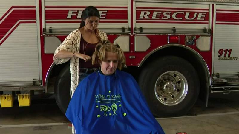 Mount Clemens firefighter shaves off hair to help children fighting cancer
