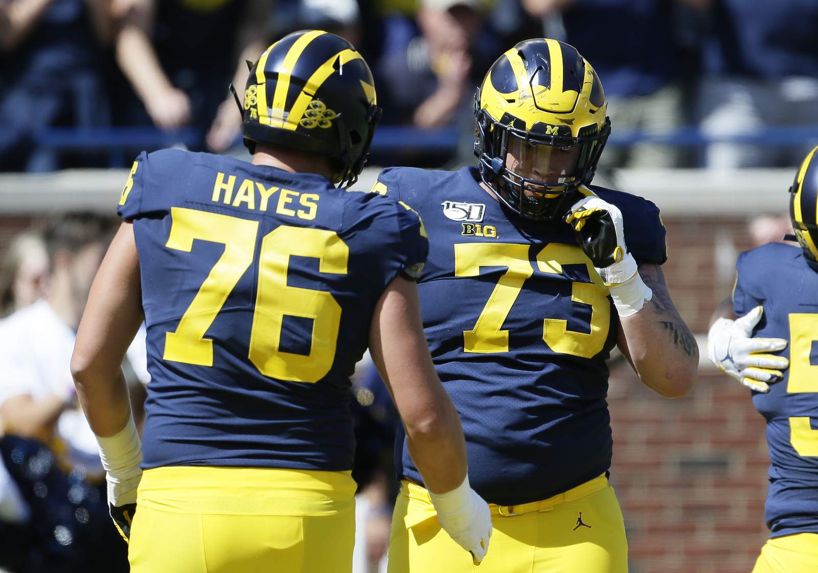 Jim Harbaugh makes Michigan football’s starting offensive line official