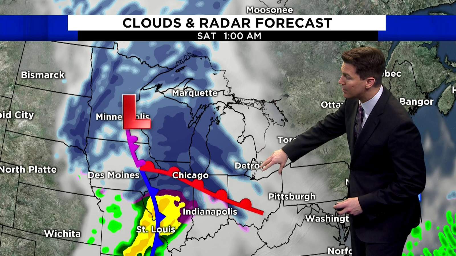 Metro Detroit weather: Several inches of snow this weekend -- and rain