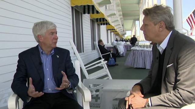 One-on-one with Gov. Snyder at Mackinac Policy Conference
