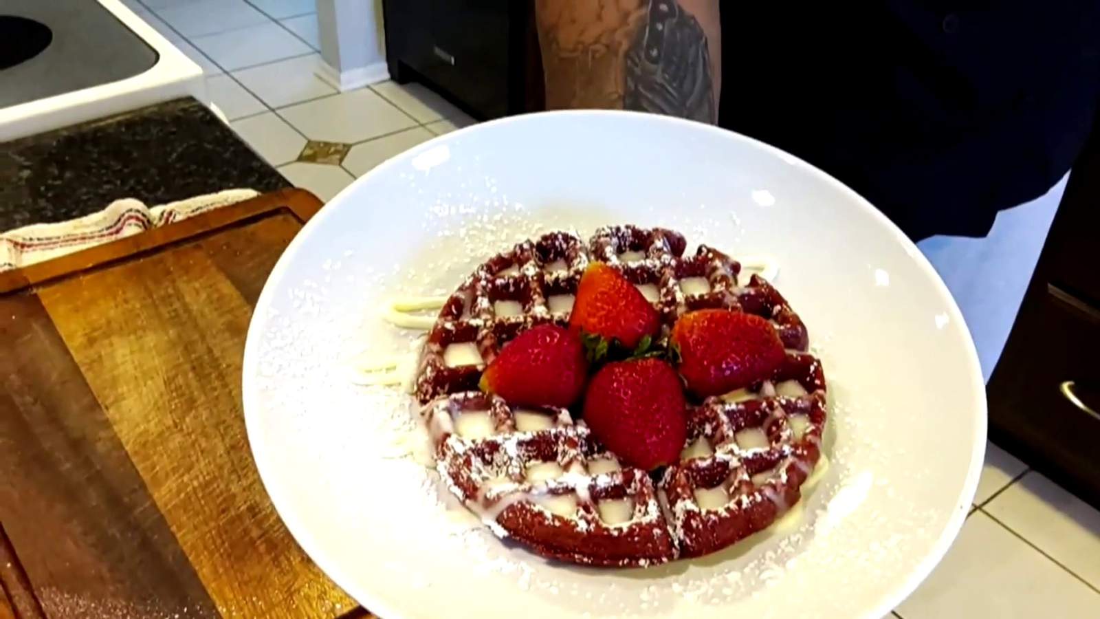 Tasty Tuesday Home Edition: Red velvet waffles