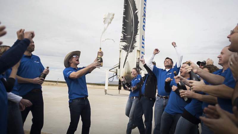 Live stream: Jeff Bezos travels to space with Blue Origin launch