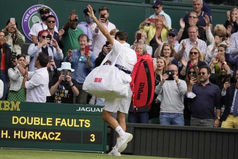 8-time Wimbledon champ Roger Federer unsure if he'll be back