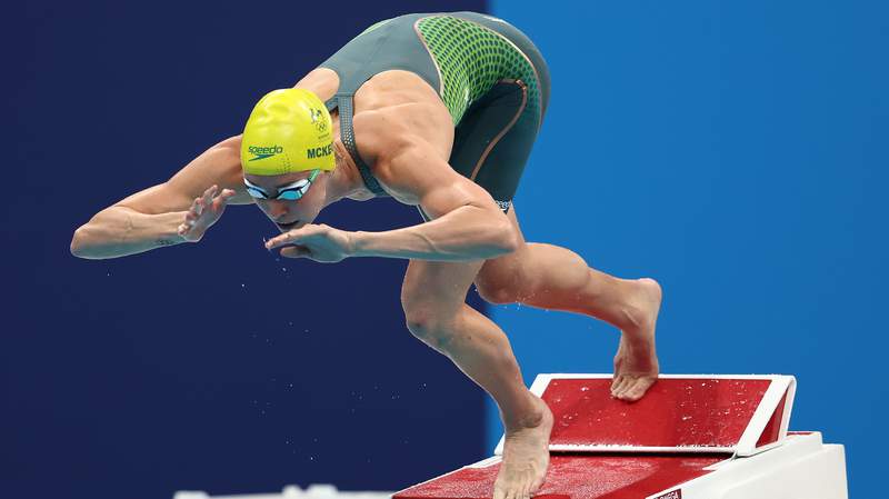Australia's McKeon becomes second woman to win 7 medals at a single Games